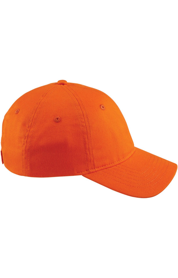 Big Accessories BX880 Six-Panel Twill Cap - Team Orange