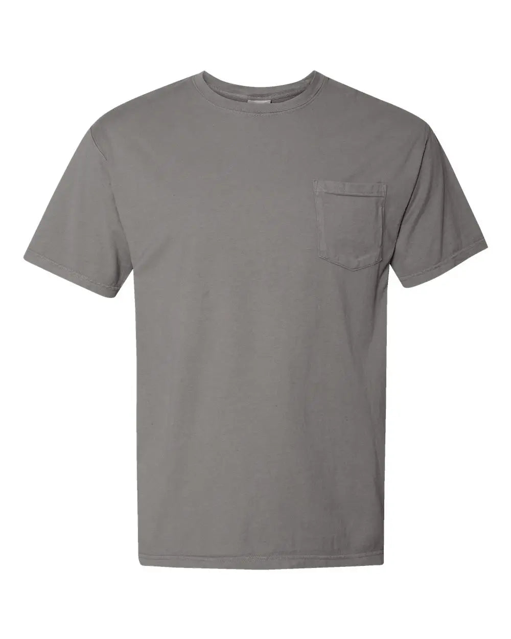 Comfortwash by Hanes Gdh150 Garment-dyed Pocket T-shirt - Concrete Grey - Gray / s