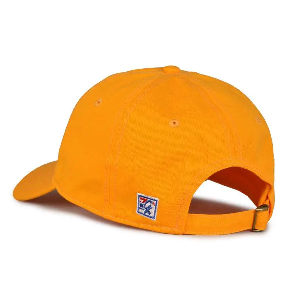The Game Gb210 Classic Relaxed Garment Washed Twill Cap - Athletic Gold - 6 7/8’’ - 7 5/8’’