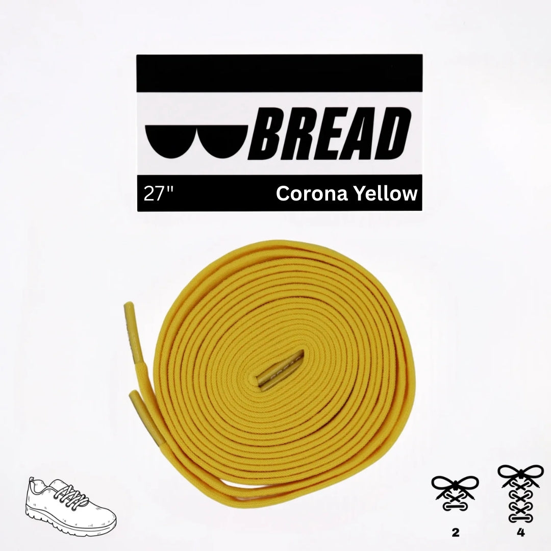 Bread Elastic Shoelace - Corona Yellow