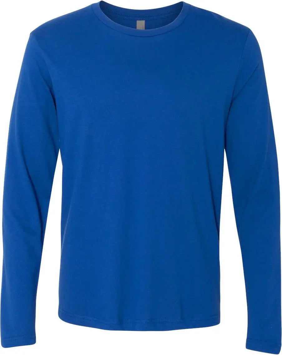 Next Level 3601 Cotton Long Sleeve T-shirt - Royal - Adult Xs