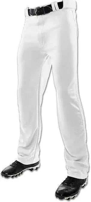 Champro Bp4u Open Bottom Relaxed Fit Baseball Pant - White