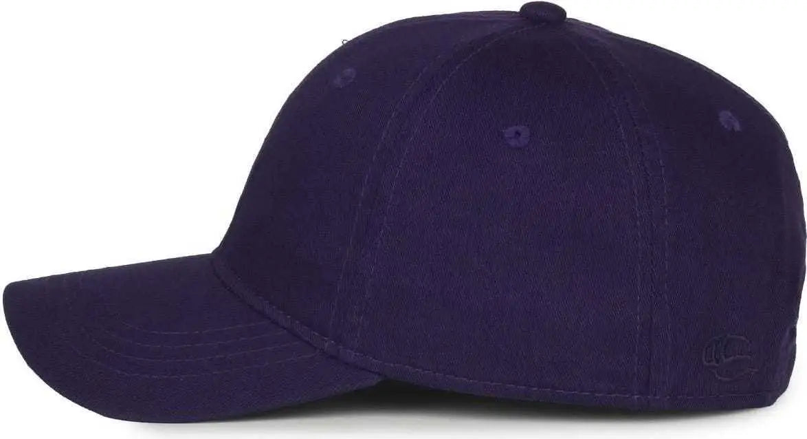 Oc Sports Gwt-111 Adjustable Strap Garment Wash Cotton Cap - Purple - 6 7/8’’ - 7 1/2’’