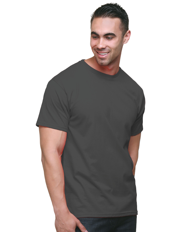 Bayside 2925 Union-Made Fine Jersey T-Shirt - Charcoal