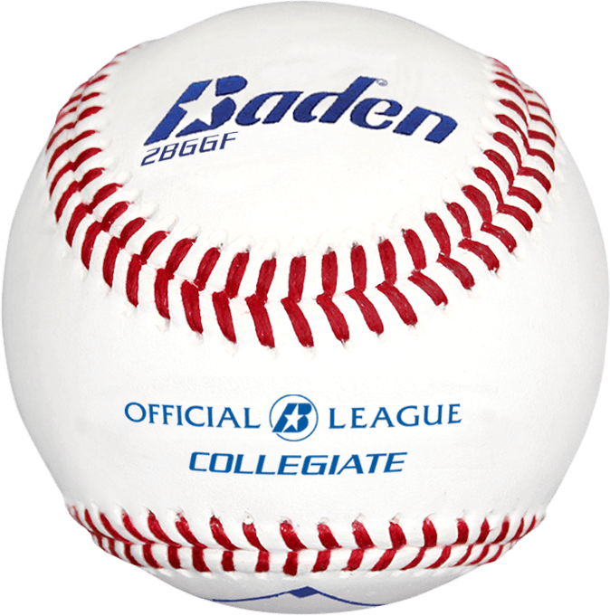 Official League Collegiate Flat Seam Baseballs-1 dozen