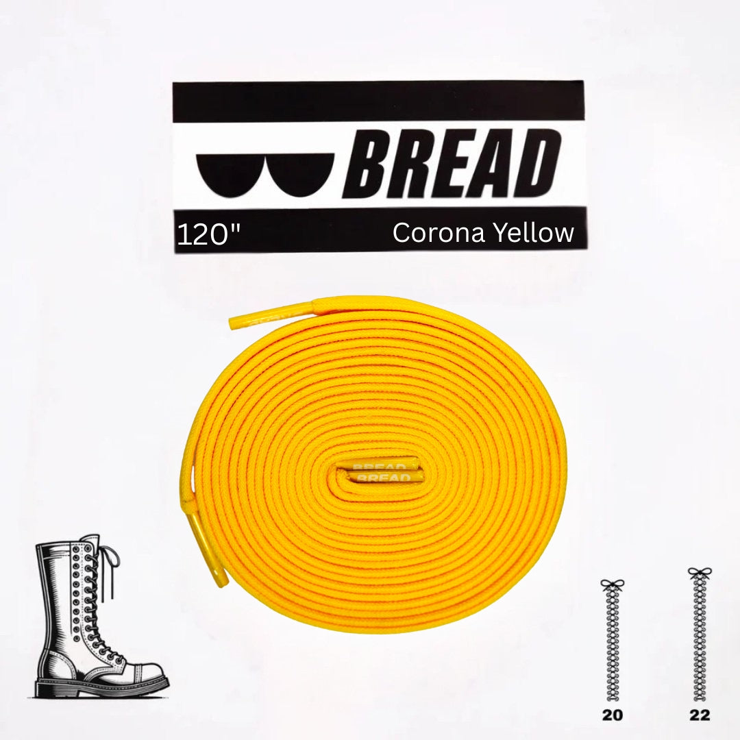 Bread Elastic Shoelace - Corona Yellow