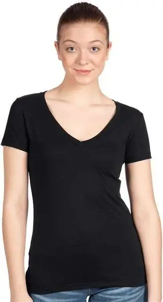 Next Level 1540 Women’s Ideal V-neck T-shirt - Black