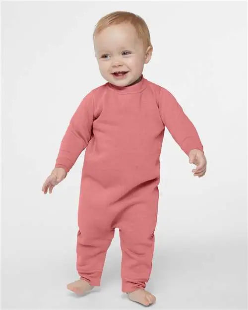 Rabbit Skins 4447 Infant Fleece One-piece - Mauvelous