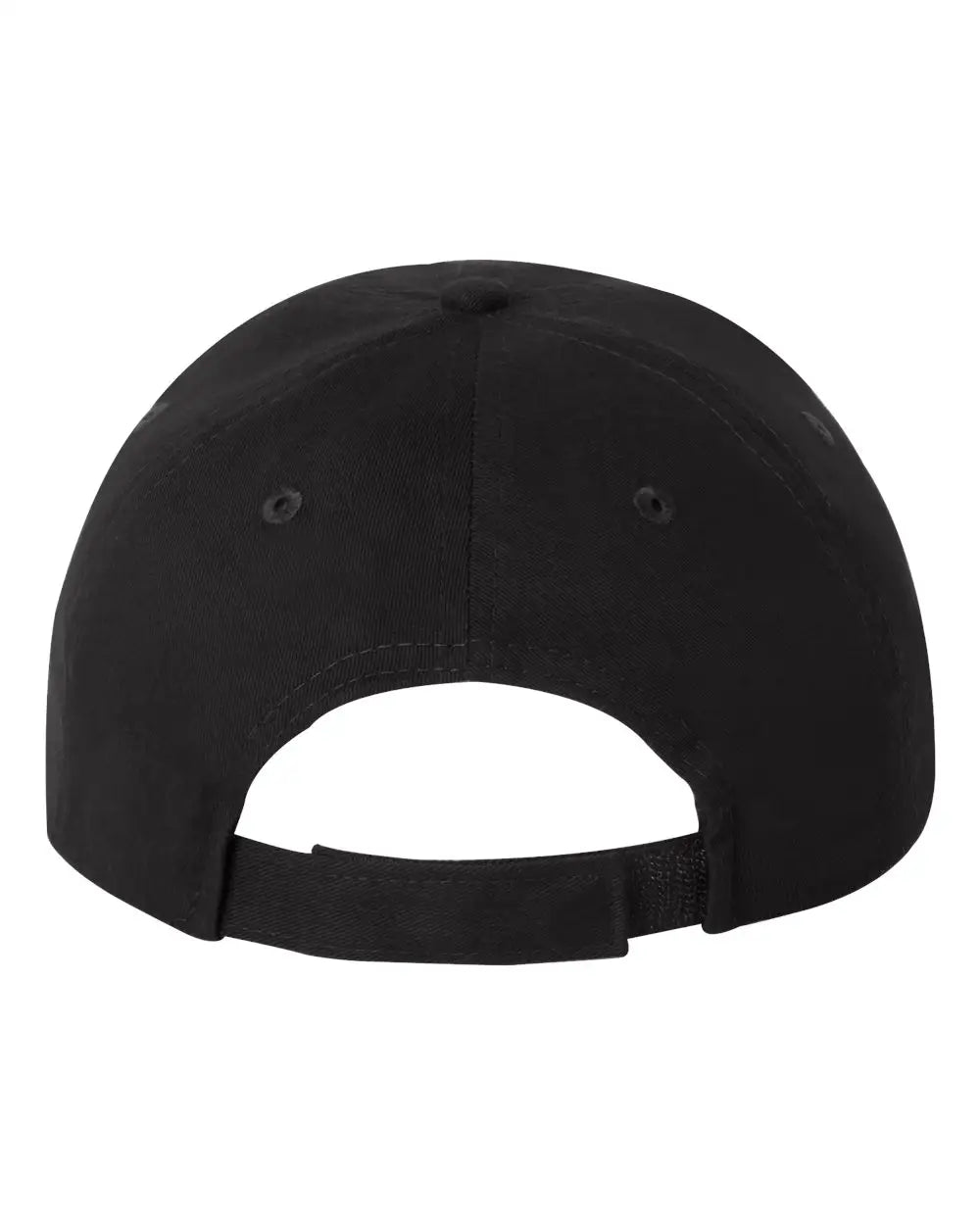 Valucap Vc200 Brushed Twill Cap - Black - one Size Fits Most