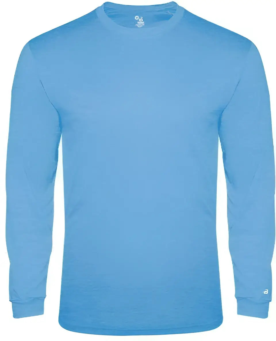Badger Sport 4944 Tri-blend Long Sleeve Tee - Columbia Blue Heather