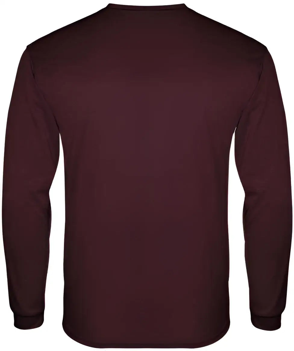 Badger Sport 2944 Tri-blend Long Sleeve Youth Tee - Maroon