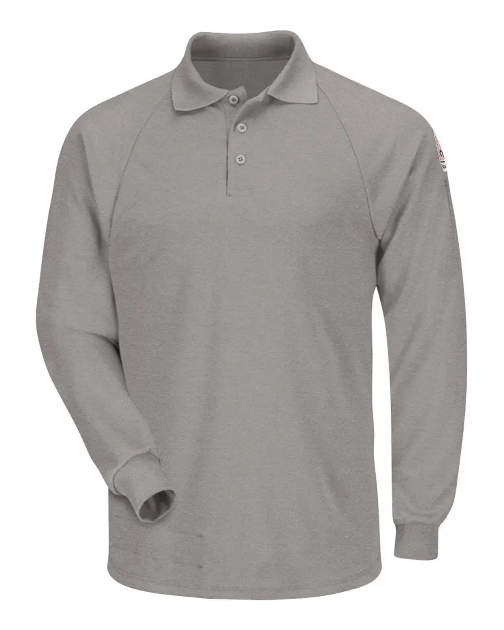 Bulwark Smp2 Classic Long Sleeve Polo - Cooltouch®2 - Grey - m