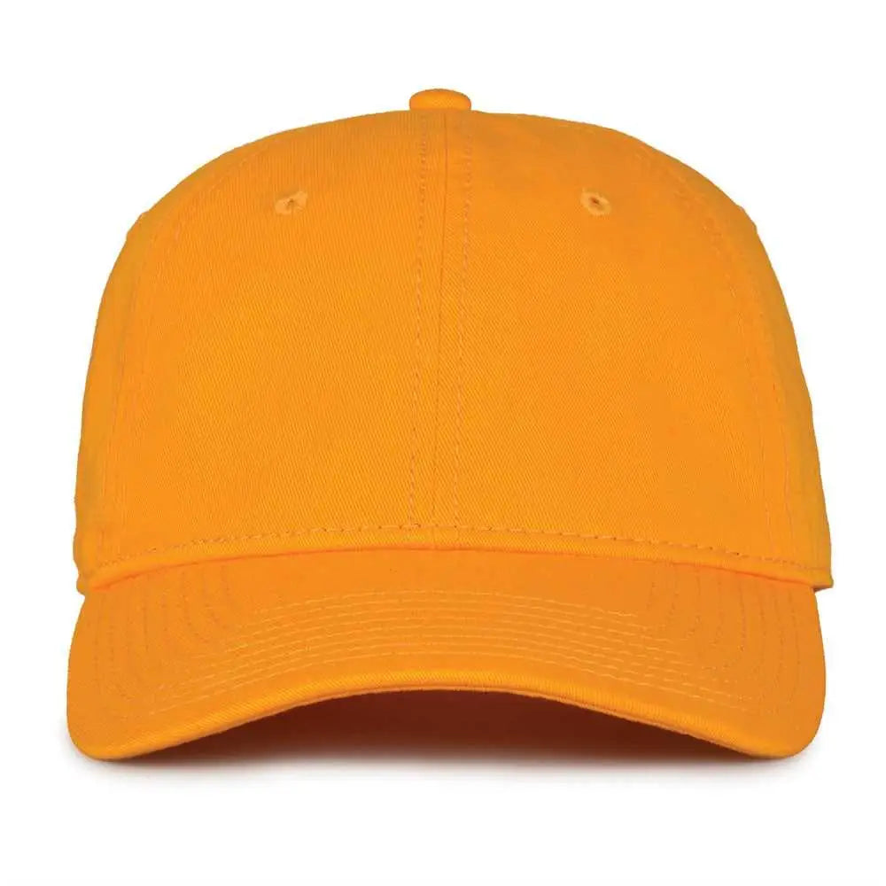 The Game Gb210 Classic Relaxed Garment Washed Twill Cap - Athletic Gold - 6 7/8’’ - 7 5/8’’