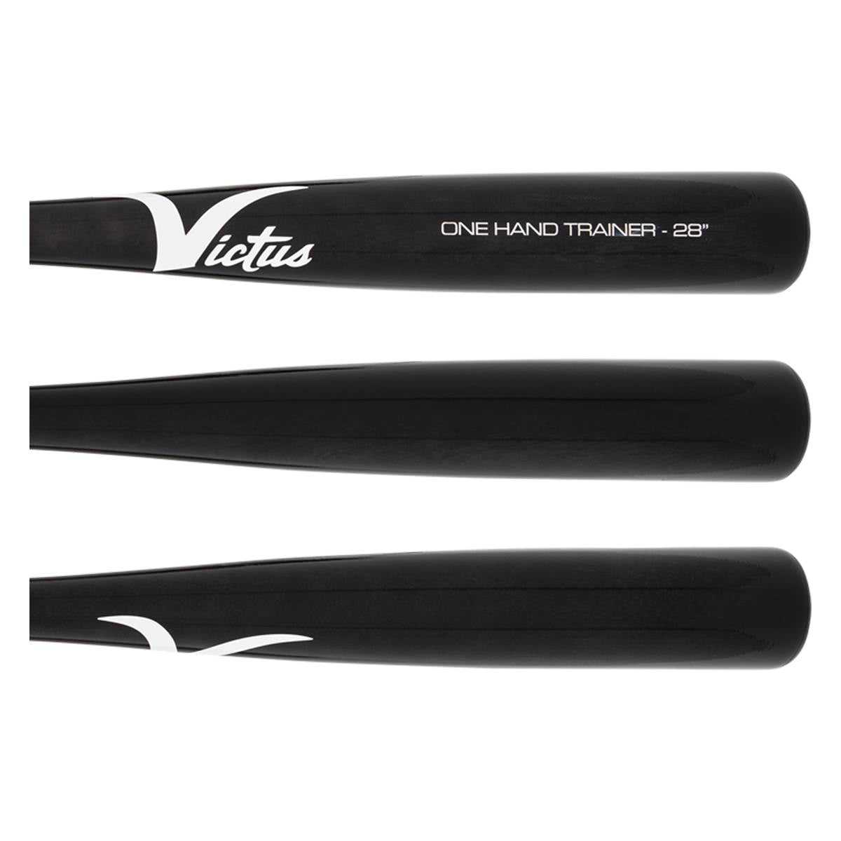 Victus One-Hand Trainer Maple Bat - Black - HIT a Double - 1