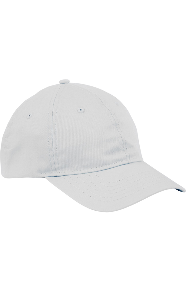 Big Accessories BX880 Six-Panel Twill Cap - White