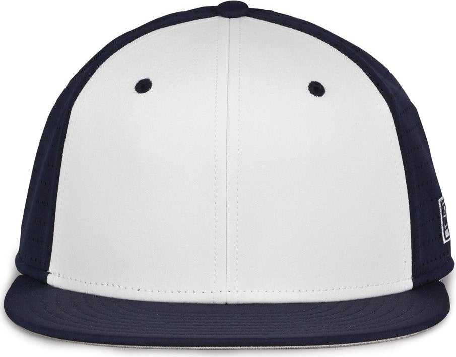 The Game GB998 Perforated GameChanger Cap - Navy White - HIT a Double - 2