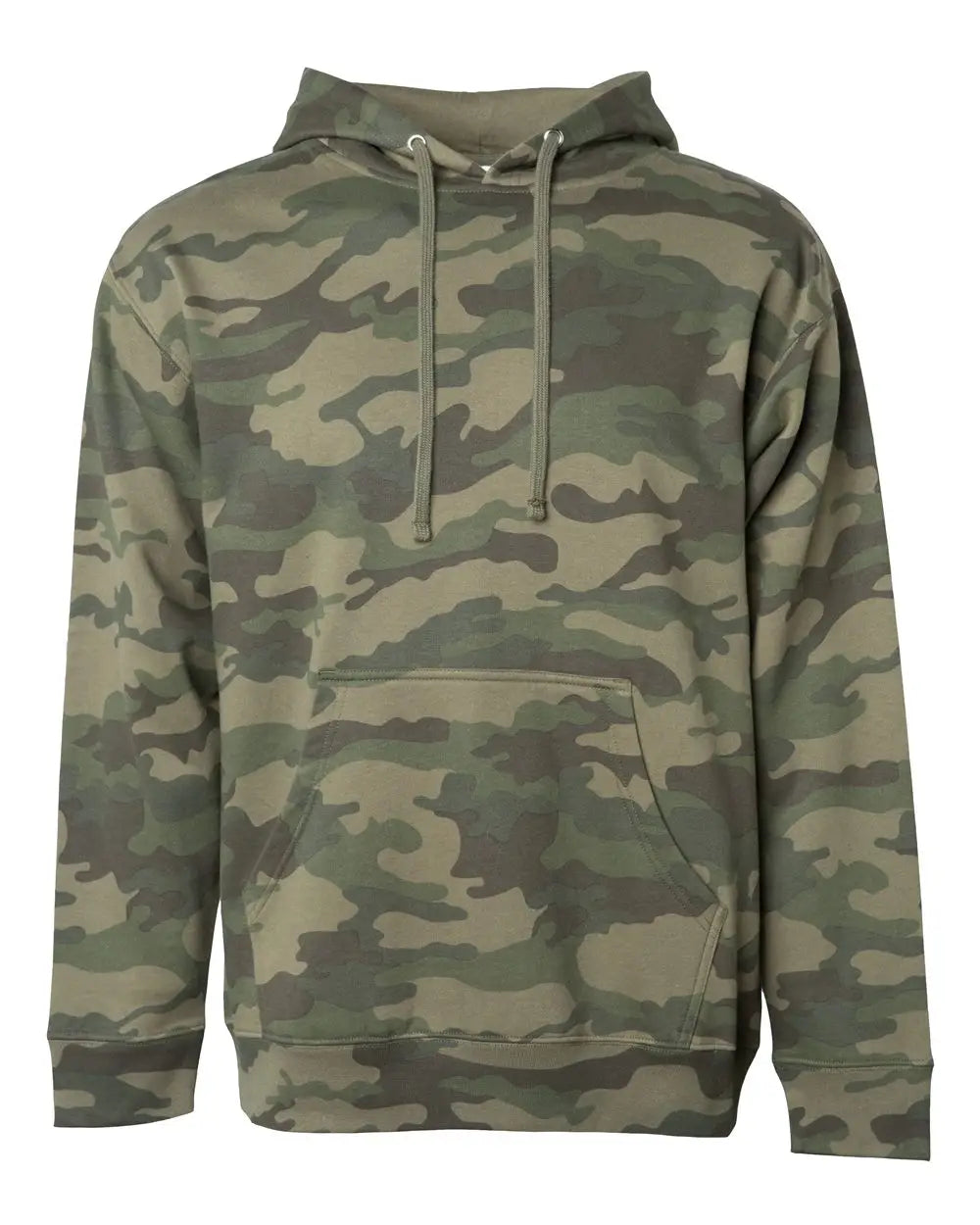Independent Trading Co. Ss4500 Midweight Hooded Sweatshirt - Forest Camo - Xs