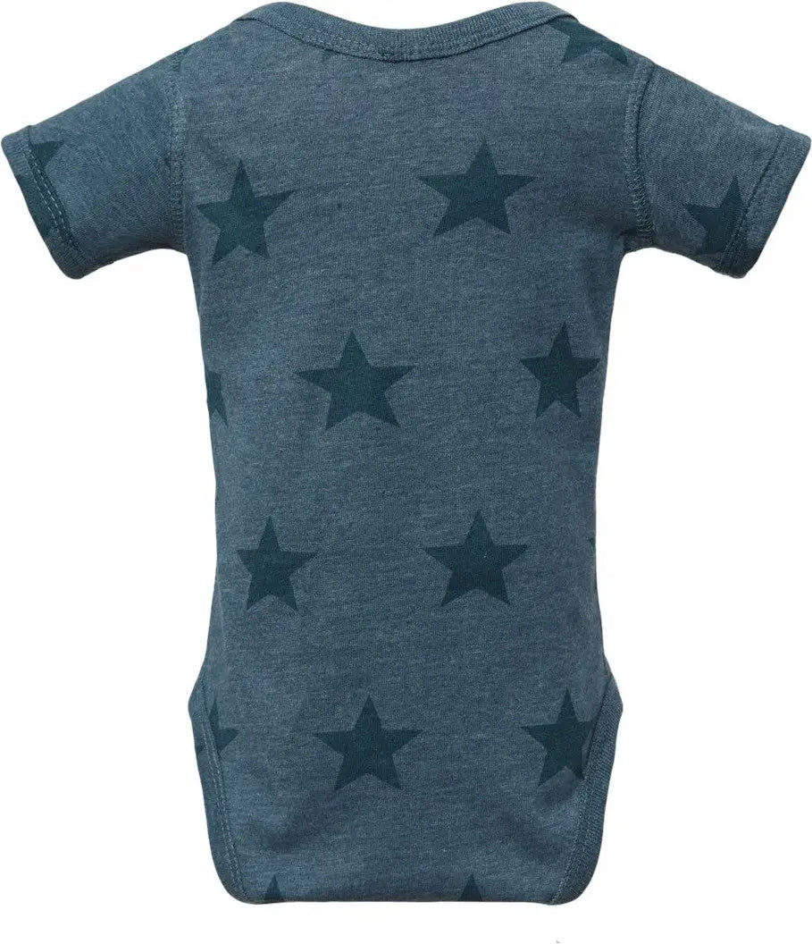 Code Five 4329 Infant Star Print Bodysuit - Denim