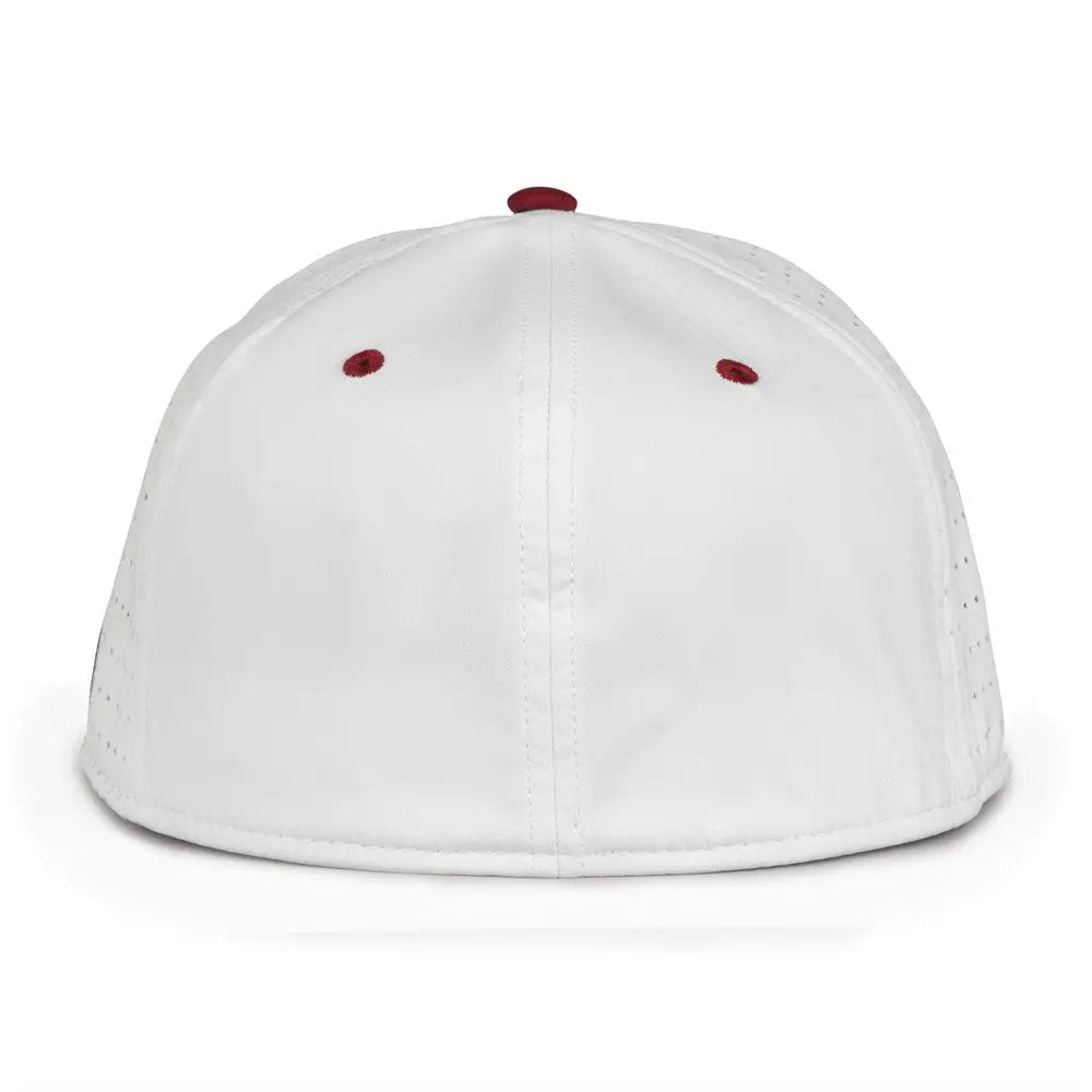 The Game Gb998 Perforated Gamechanger Cap - White Cardinal