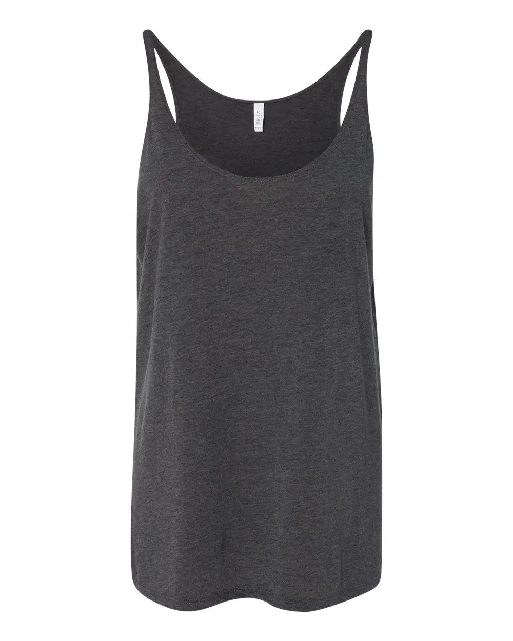Bella + Canvas 8838b Women’s Slouchy Tank - 8838 - Dark Gray Heather - Ladies s