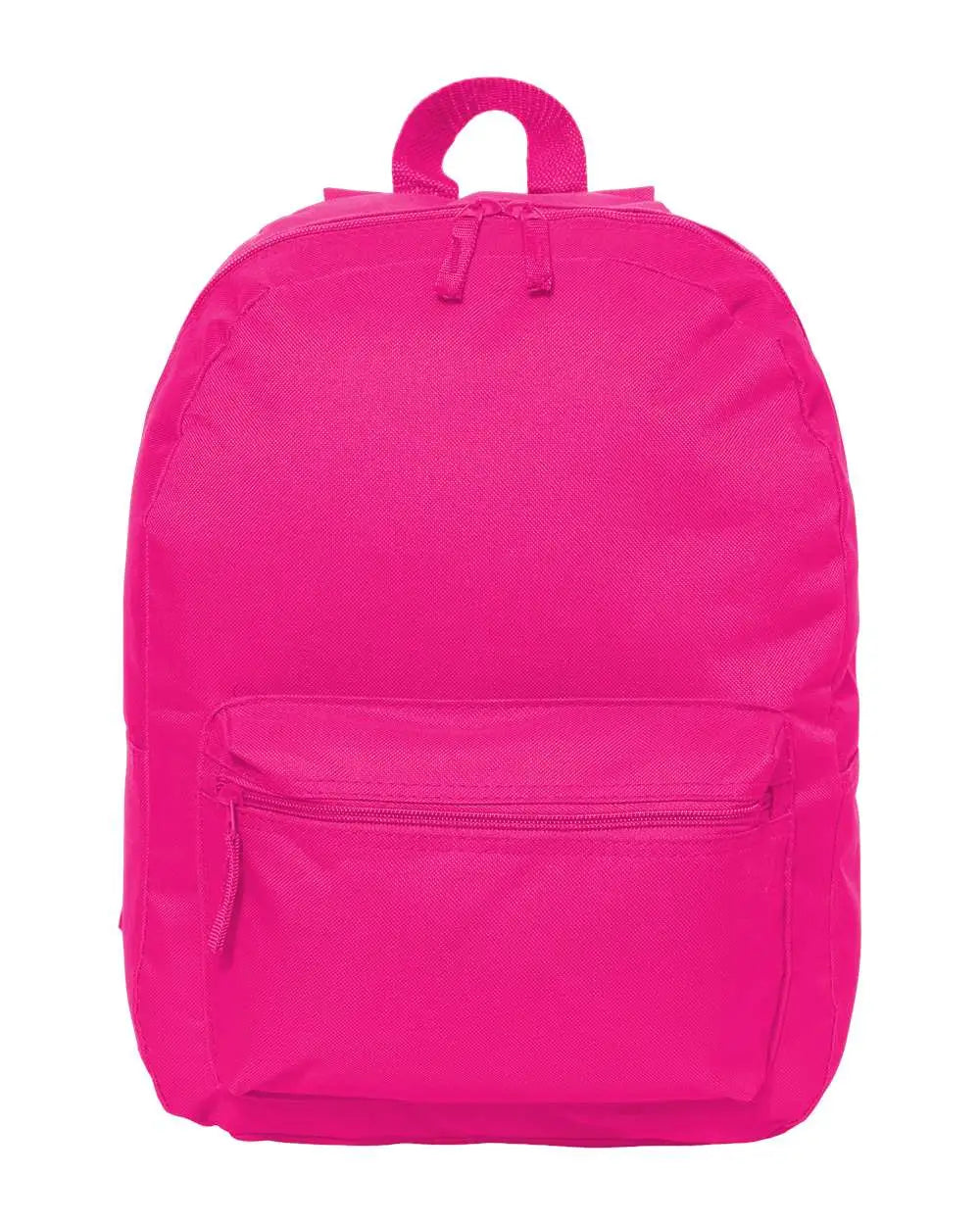 Liberty Bags 7709 16’’ Basic Backpack - Hot Pink - one Size Fits Most