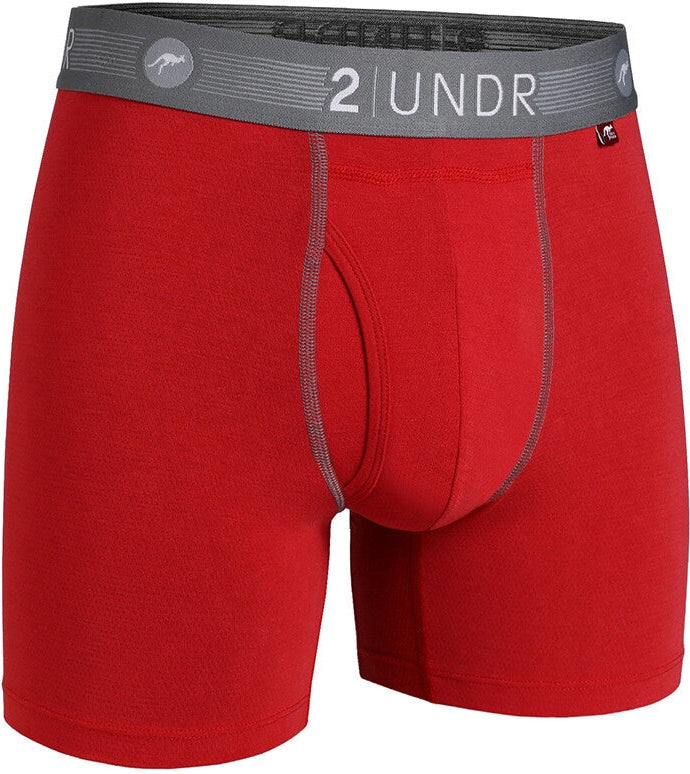 2undr Flow Shift Boxer Brief - Red
