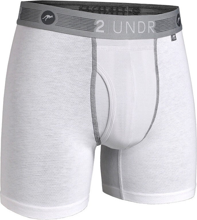 2undr Flow Shift Boxer Brief - White