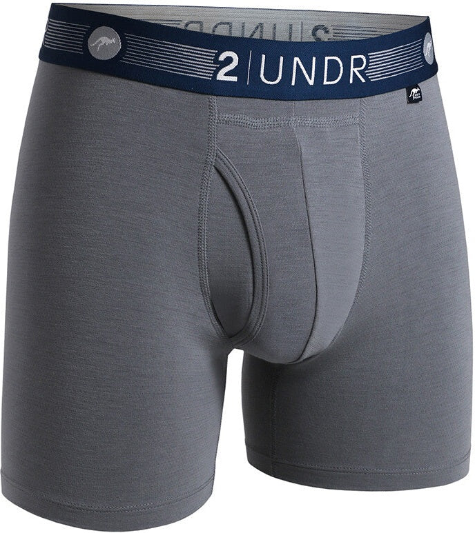 2undr Flow Shift Brief (grey) - Gray