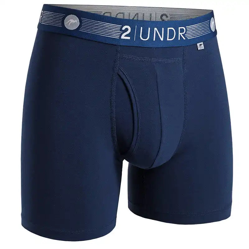 2undr Flow Shift Brief Navy