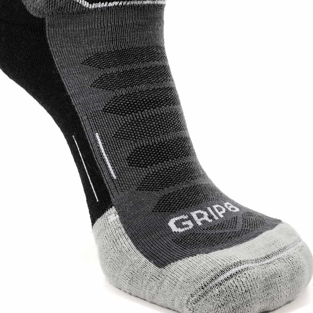 3 Pack Obsidian - Run Ankle Midweight Merino Wool Sock