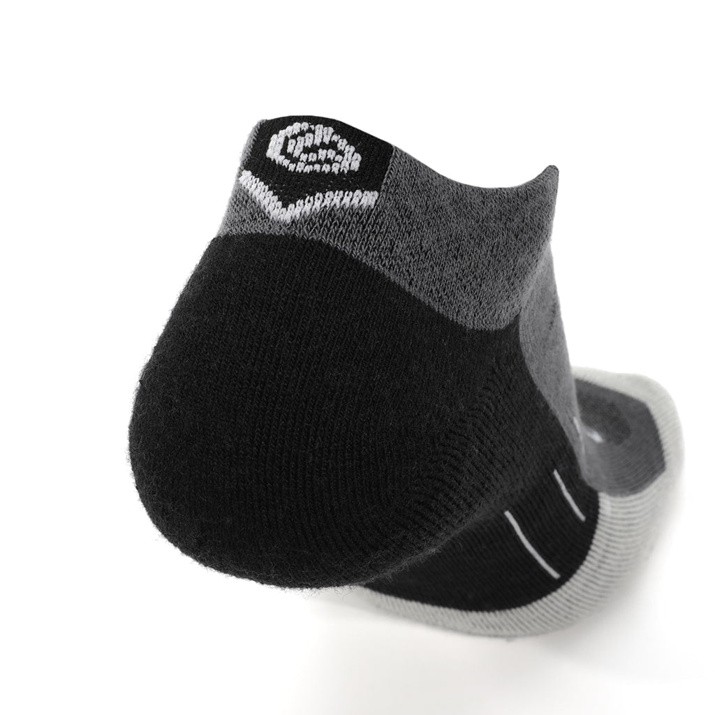 3 Pack Obsidian - Run Ankle Midweight Merino Wool Sock