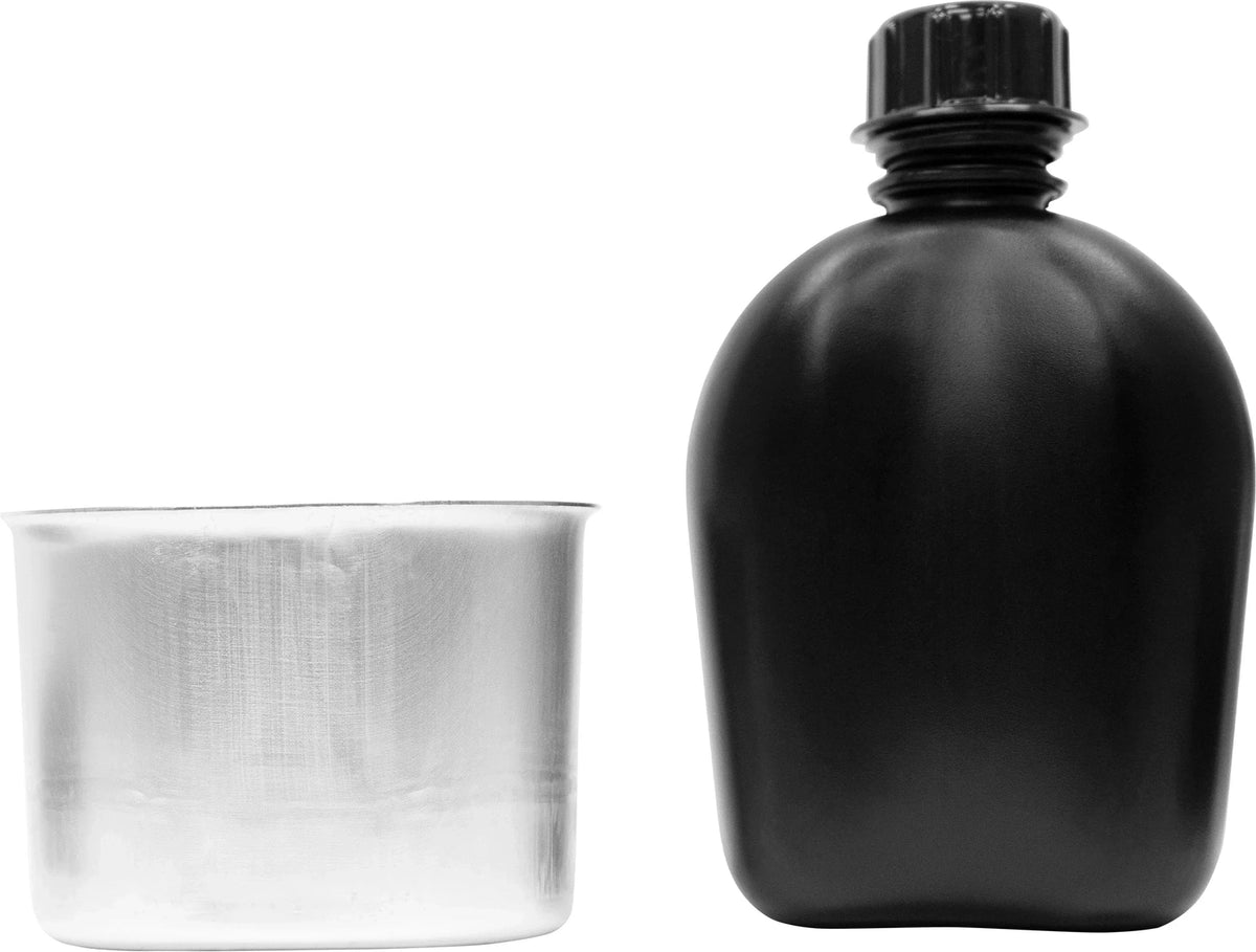 3 Piece Canteen Kit with Cover & Aluminum Cup