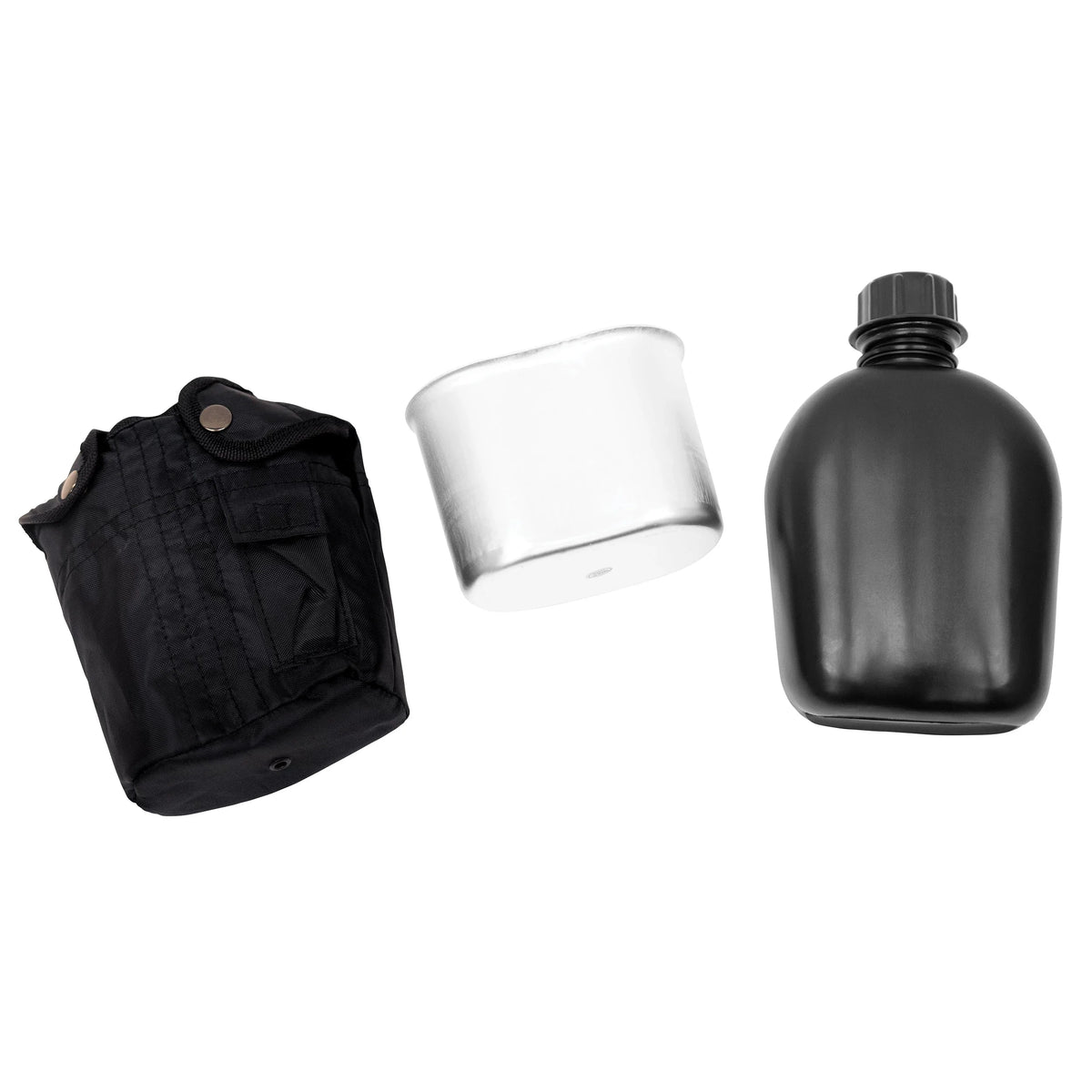 3 Piece Canteen Kit with Cover & Aluminum Cup