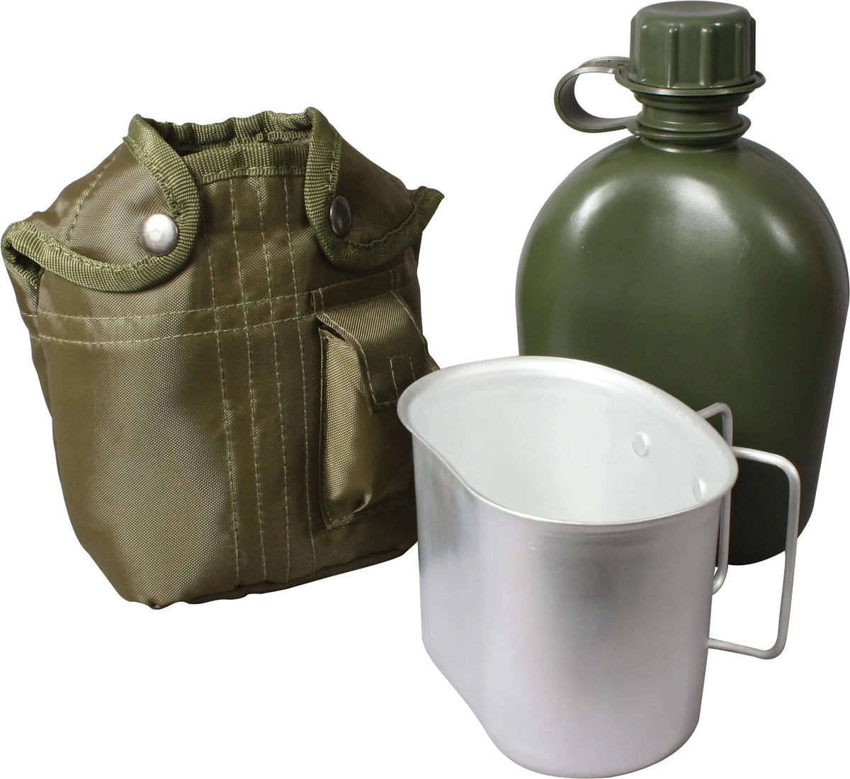 3 Piece Canteen Kit with Cover & Aluminum Cup