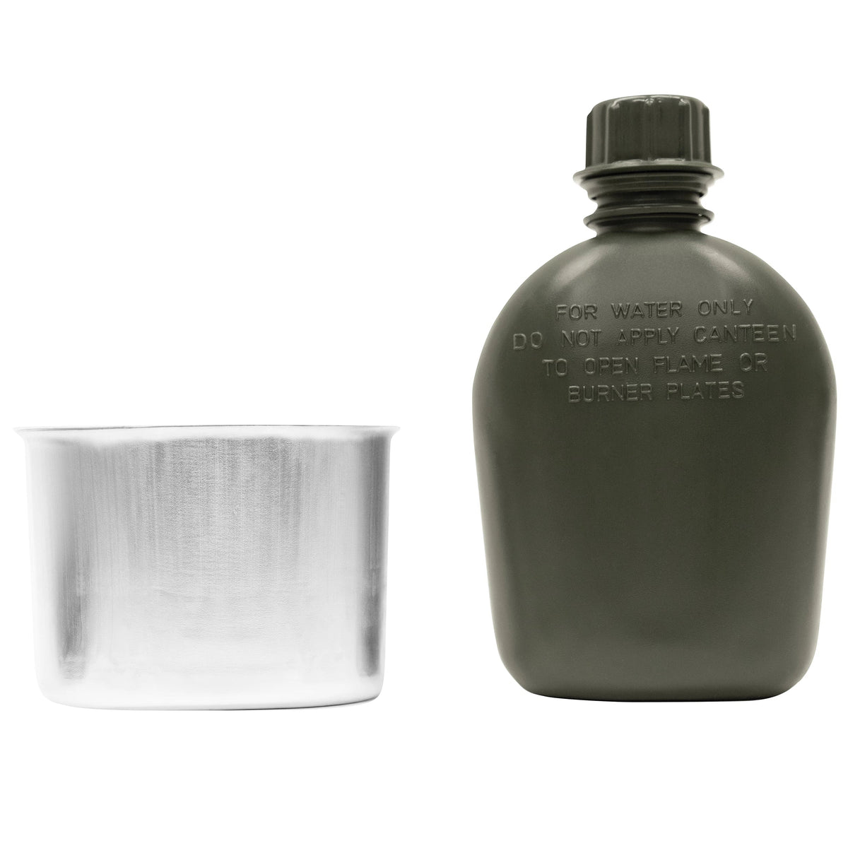 3 Piece Canteen Kit with Cover & Aluminum Cup