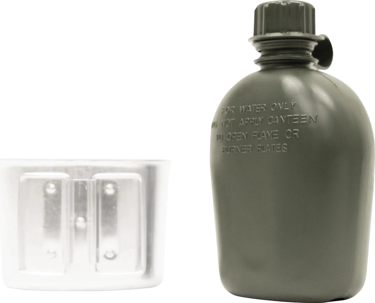 3 Piece Canteen Kit with Cover & Aluminum Cup