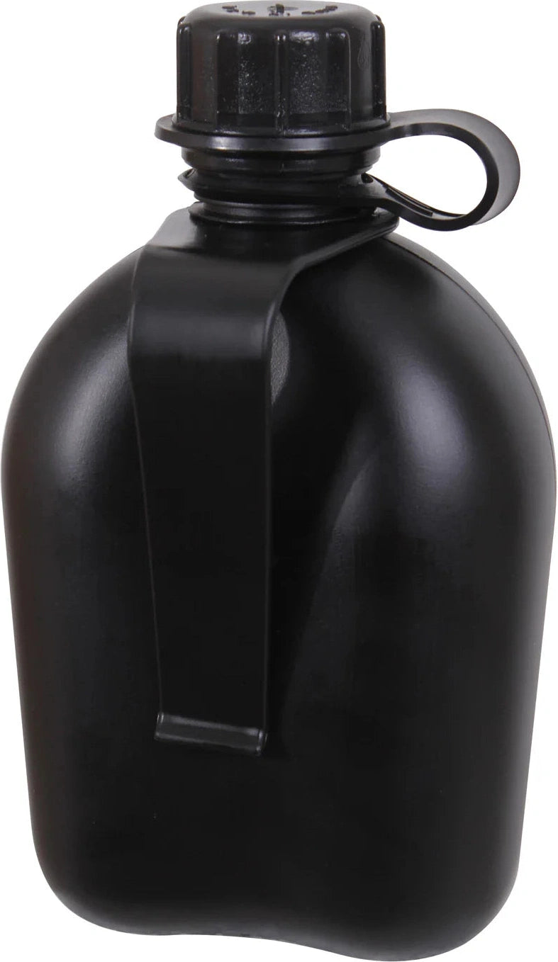 3 Piece G.i. Plastic Canteen with Clip