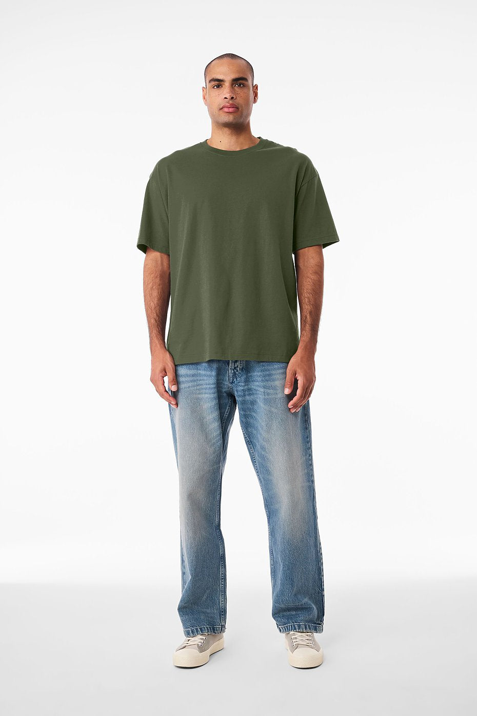 BELLA + CANVAS 3010C 6 oz. Heavyweight Tee - 3010 - Military Green