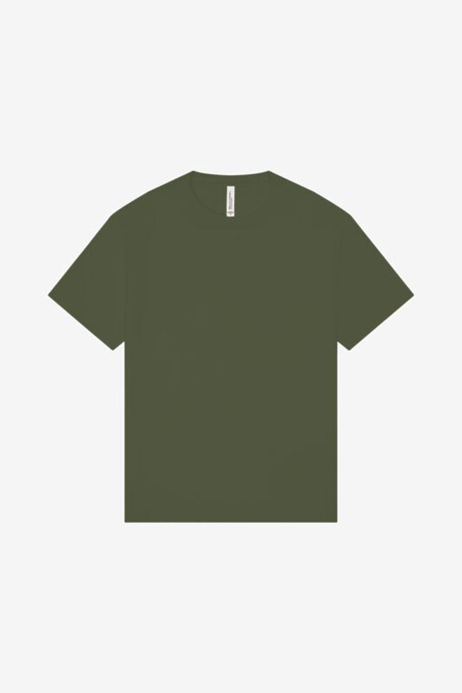 BELLA + CANVAS 3010C 6 oz. Heavyweight Tee - 3010 - Military Green (view 4)