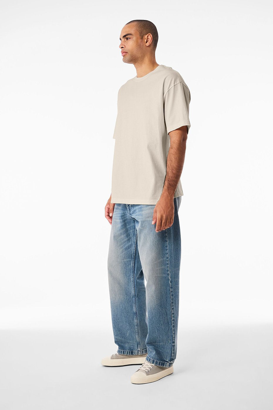 BELLA + CANVAS 3010C 6 oz. Heavyweight Tee - 3010 - Dust (view 2)