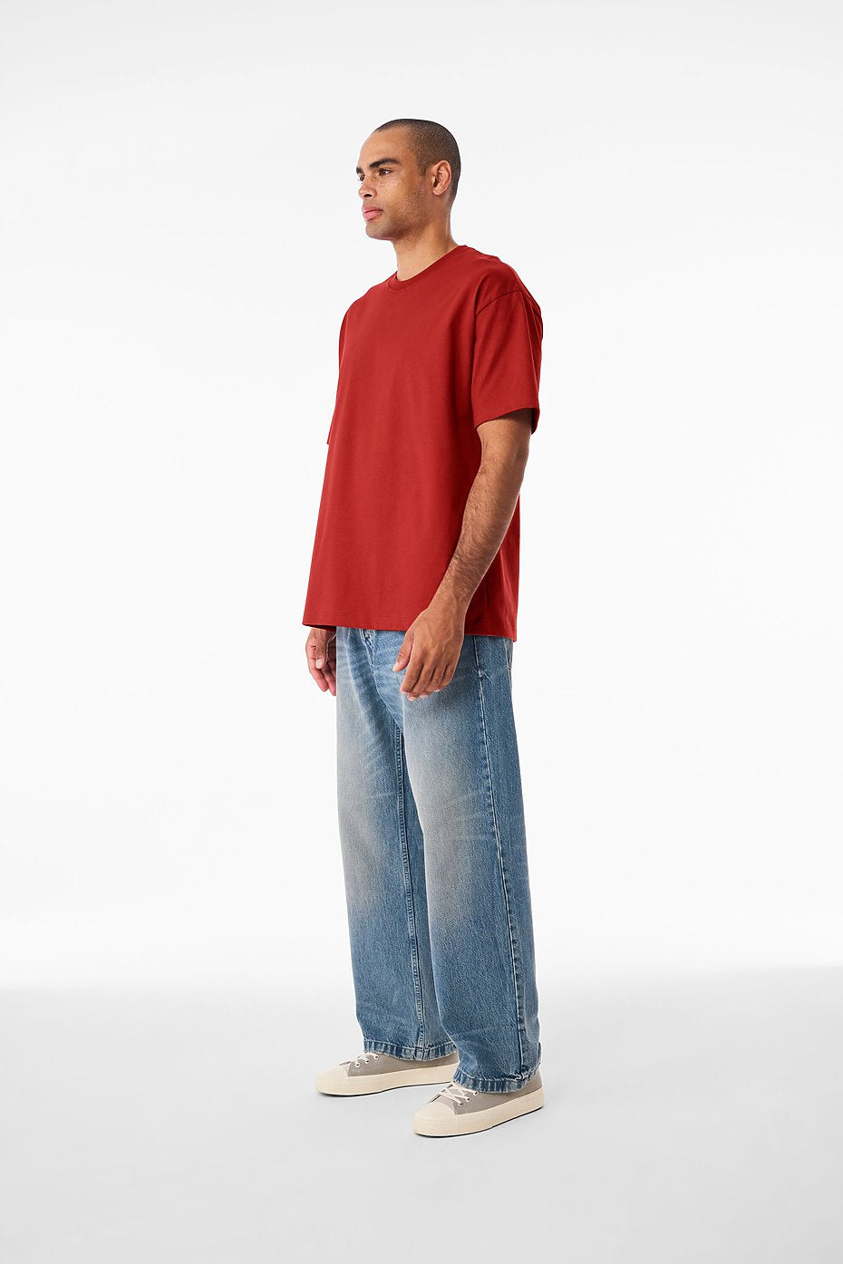 BELLA + CANVAS 3010C 6 oz. Heavyweight Tee - 3010 - Red (view 2)