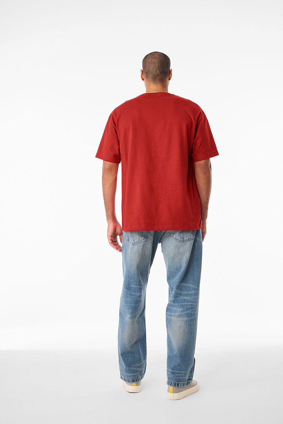 BELLA + CANVAS 3010C 6 oz. Heavyweight Tee - 3010 - Red (view 3)