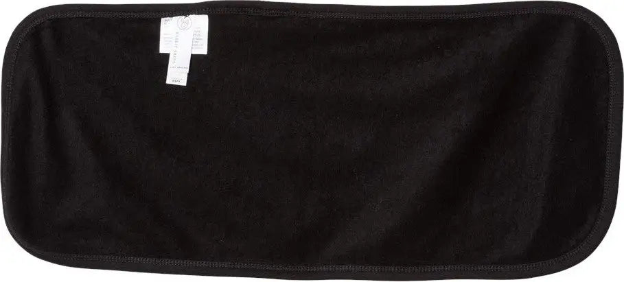 Rabbit Skins 1014 Terry Burp Cloth - Black - one Size Fits Most