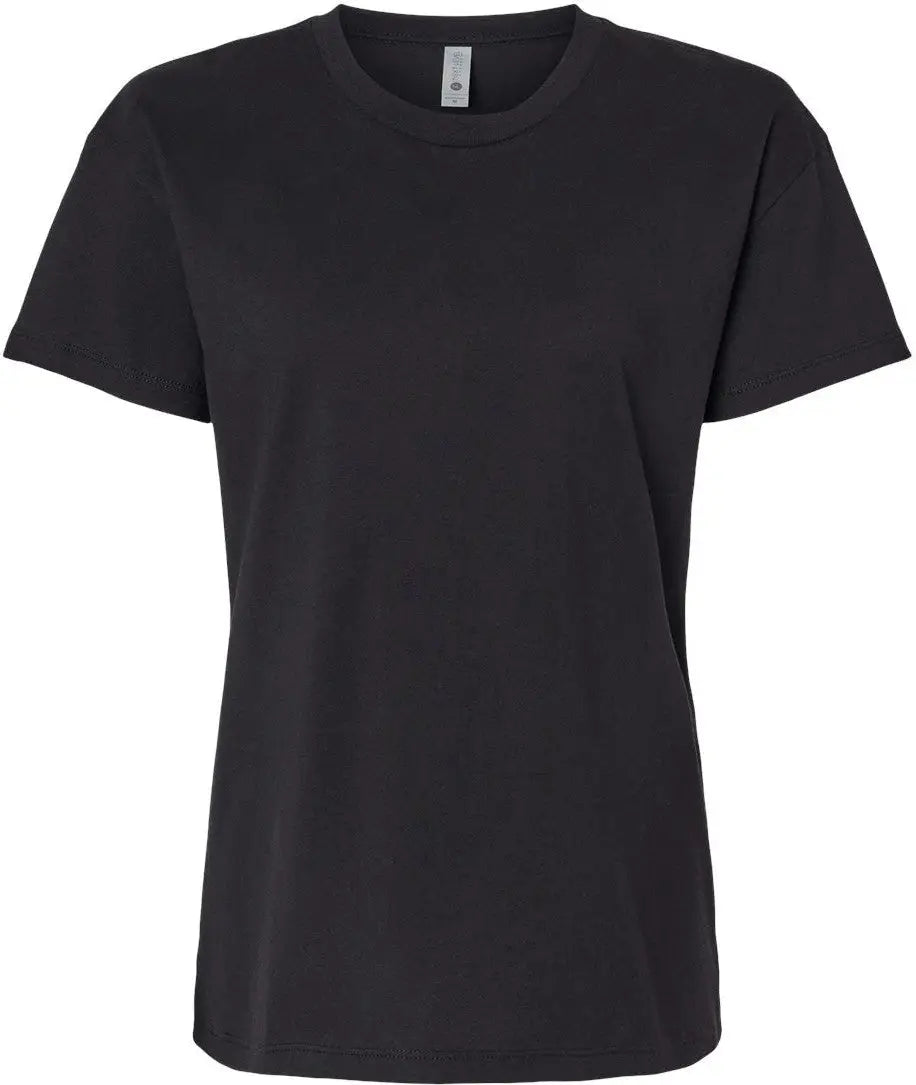 Next Level 3910 Women’s Cotton Relaxed S/s T-shirt - Black - Ladies Xs