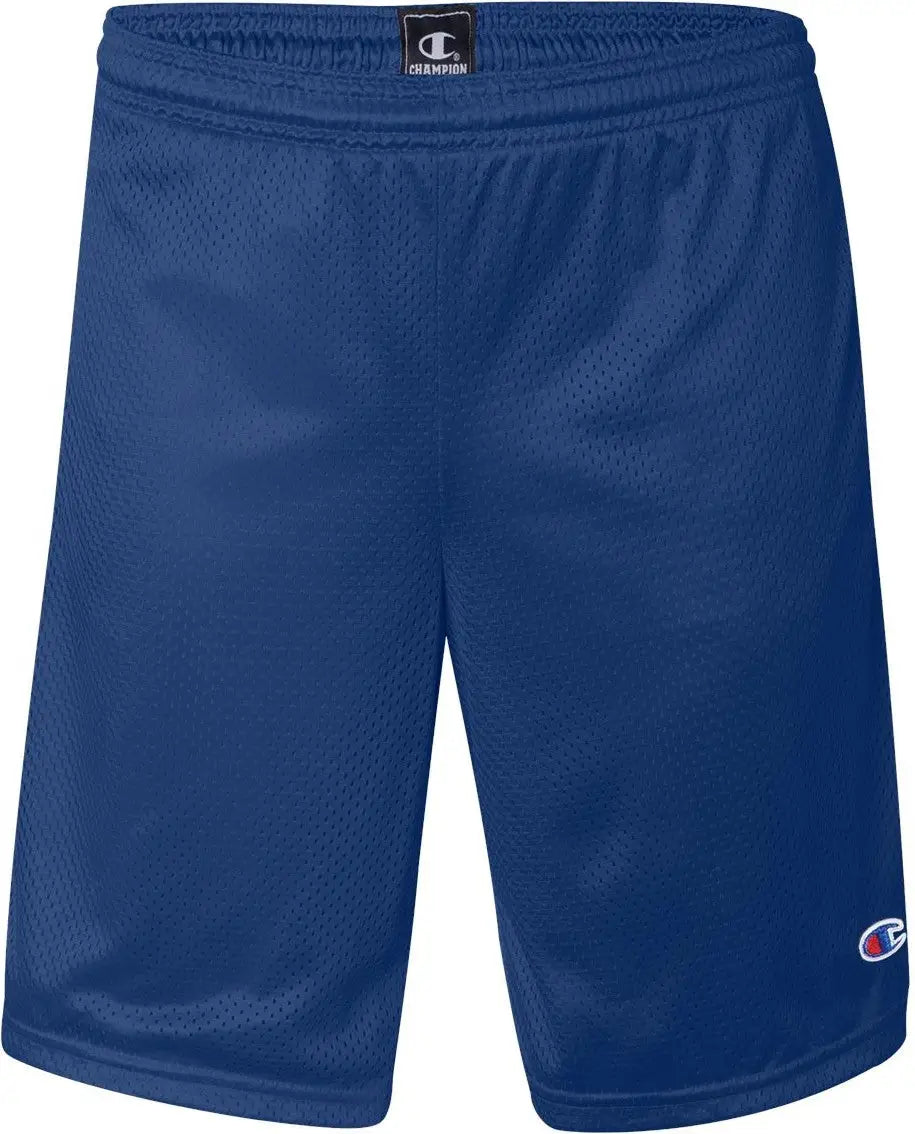 Champion S162 Polyester Mesh 9’’ Shorts with Pockets - Athletic Royal