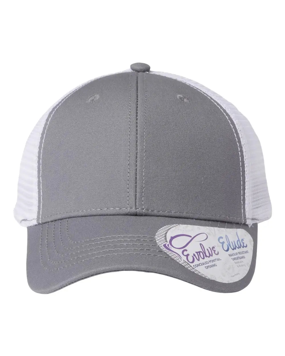 Infinity Her Charlie Women’s Modern Trucker Cap - Grey White - Gray / one Size Fits Most