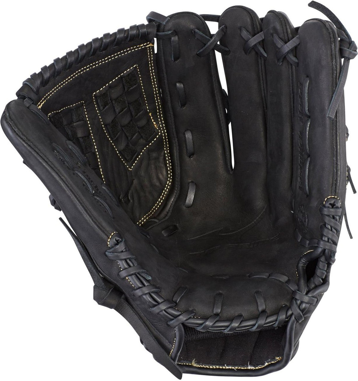 Mizuno MVP Prime Fastpitch Utility Glove 12.50" - Black - HIT a Double - 1
