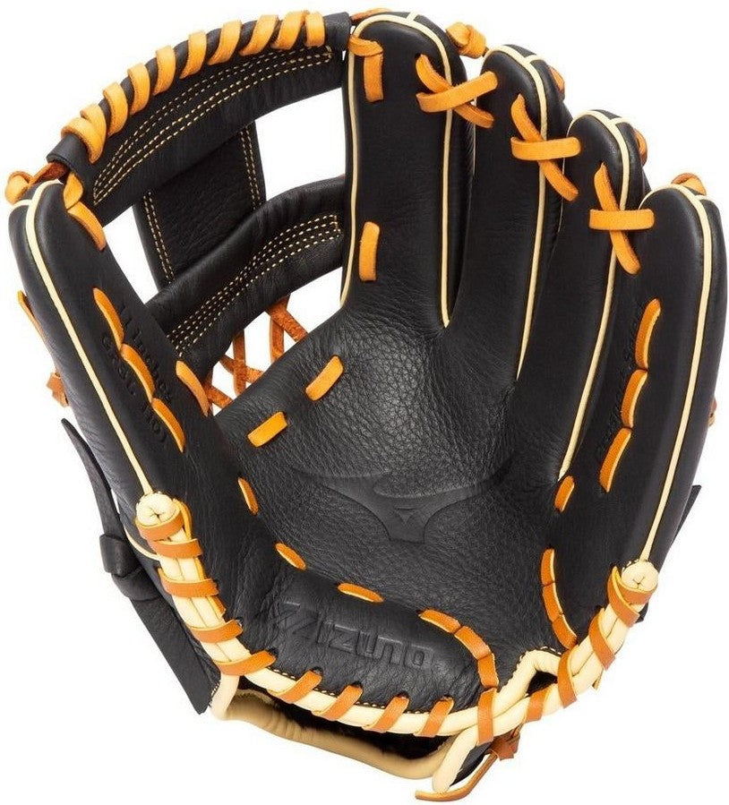 Mizuno Prospect Select Series Infield Baseball Glove 11.00" - Black-Brown - HIT a Double - 1