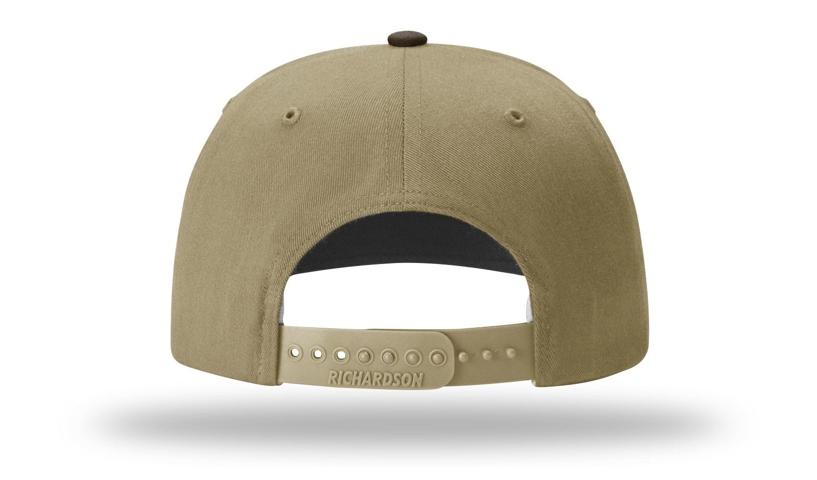 Brown/Khaki Solid Twill Trucker