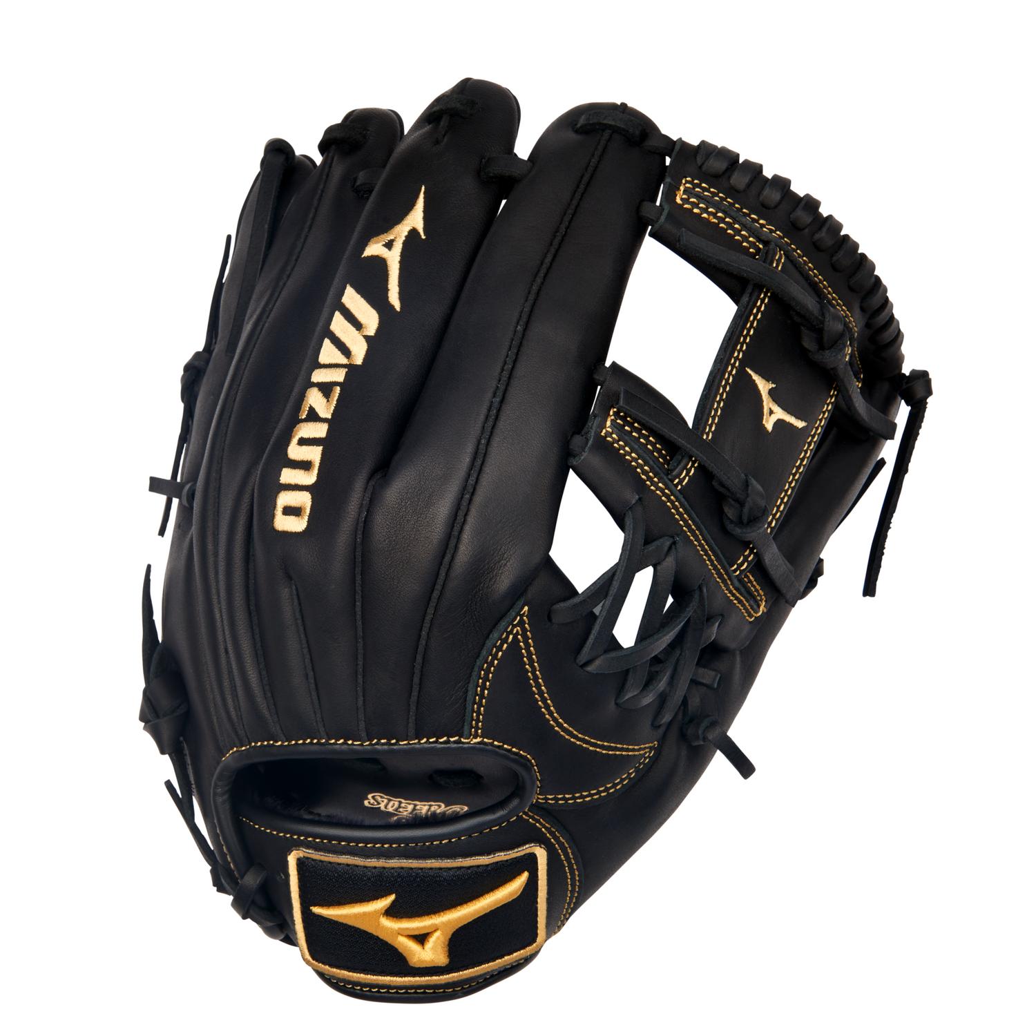 Mizuno MVP Prime Infield Baseball Glove 11.75" - Black-Almond - HIT a Double - 1